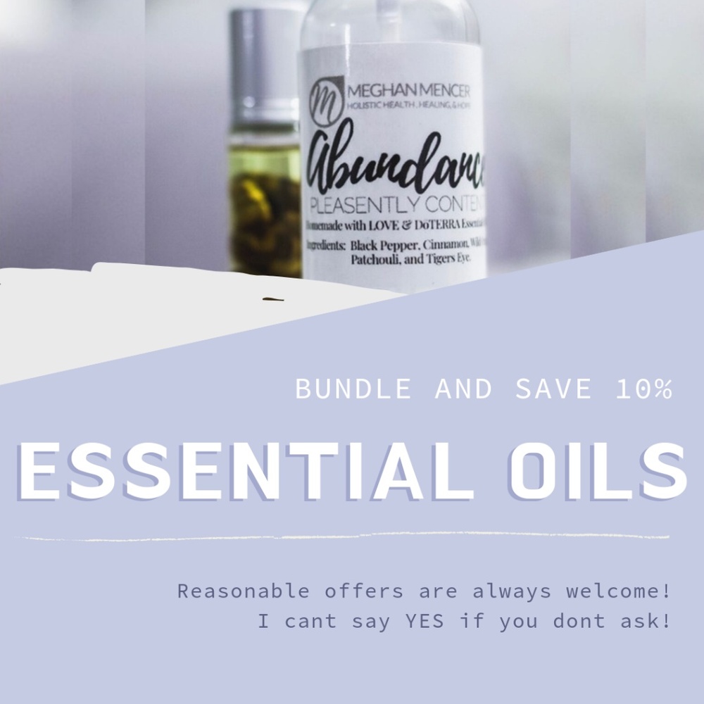 All Handcrafted Essential Oil Blends listed below